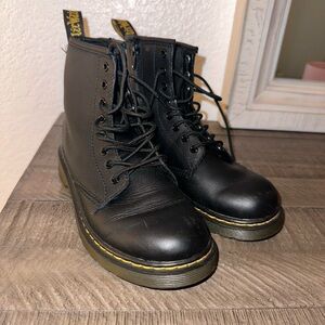 Dr. Martens Black Leather Boots